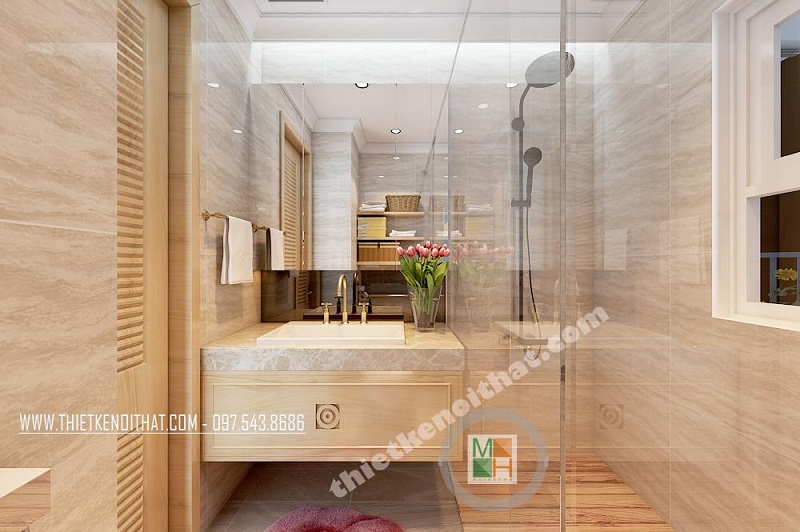 Thiết kế căn hộ chung cư Imperia Garden với phong cách tân cổ điển